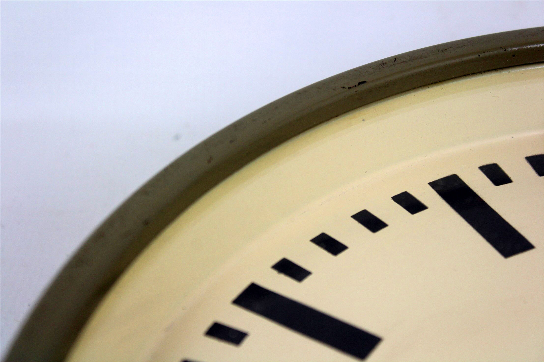 Industrial railway clock by Pragotron, 1960s