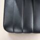 Modular black leather sofa '9000' by Tito Agnoli