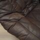 Leather swivel armchair, Danish design, 1960s, designer: H.W. Klein, manufa