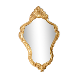 Vintage gilded wood mirror - 46x30cm