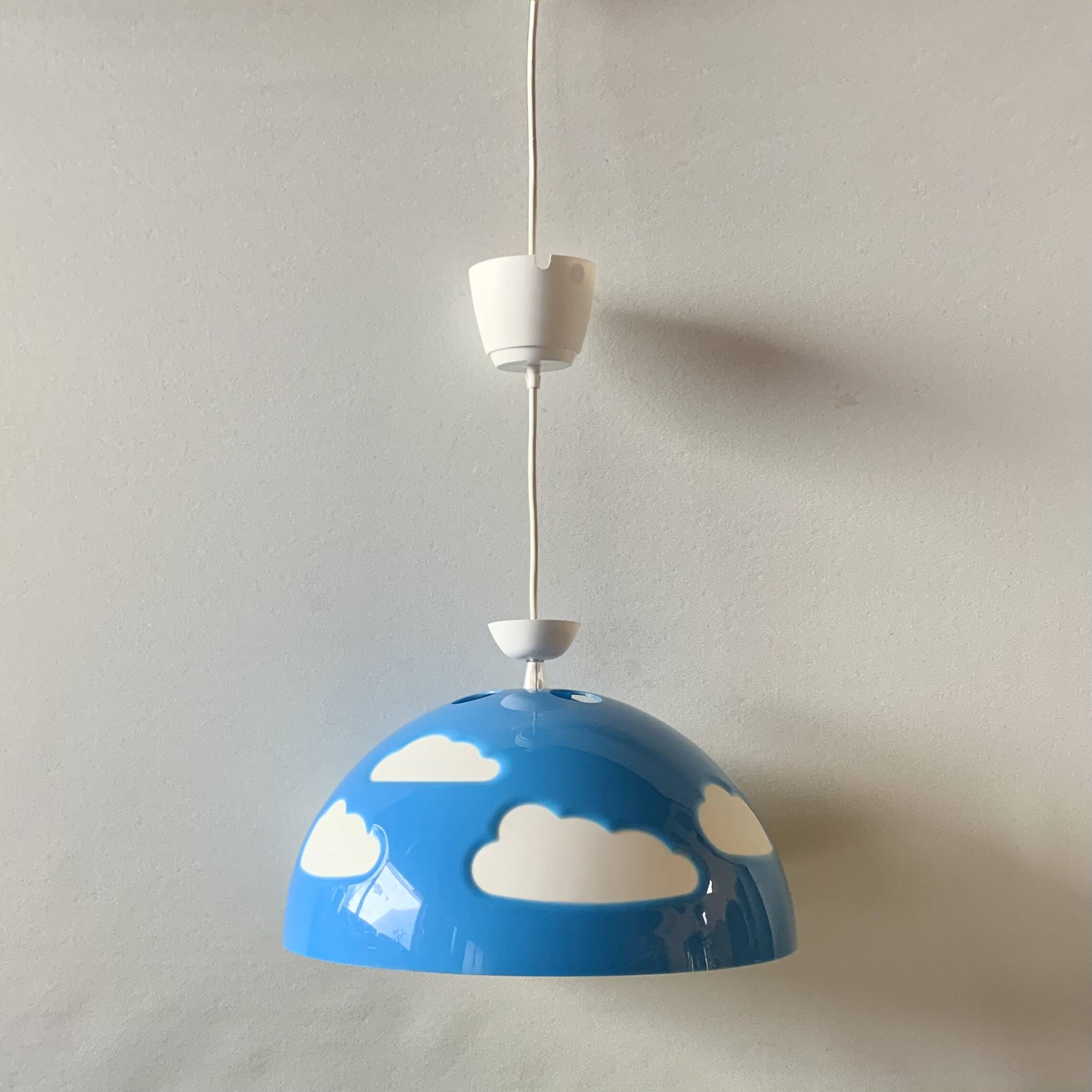 Vintage blue Skojig cloud pendant light - Ikea