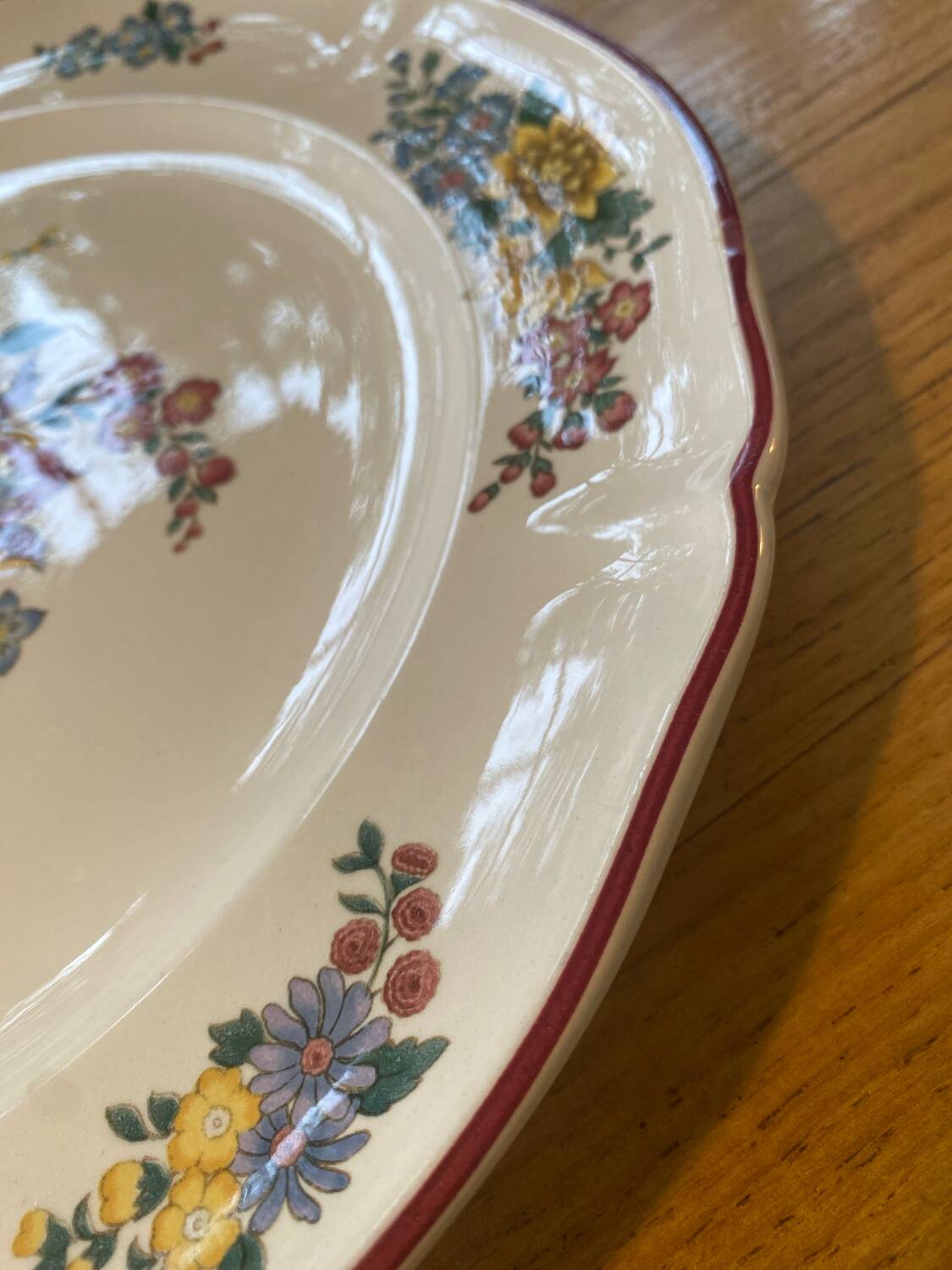 Large Villeroy & Boch platter, Montclair Flowers pattern