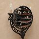 Antique Art Nouveau floor lamp with fan "Luminaire"