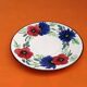 Earthenware Breakfast Cup / Saucer with floral decoration