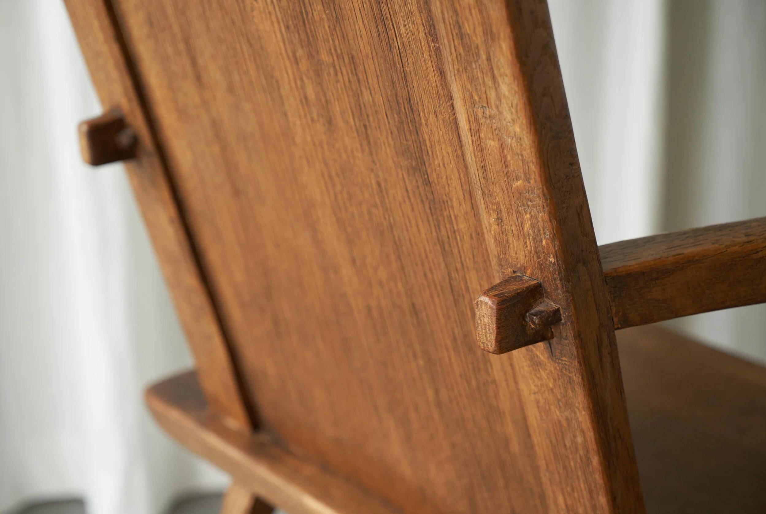 Traditional Armchair Folk Style in Oak 1930s