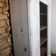 shabby wardrobe with Louis XVI style mesh door