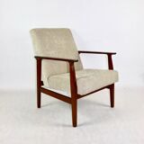 Vintage Beige Club Armchair, 1970s