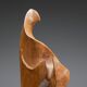Forme sculpturale en chêne solide