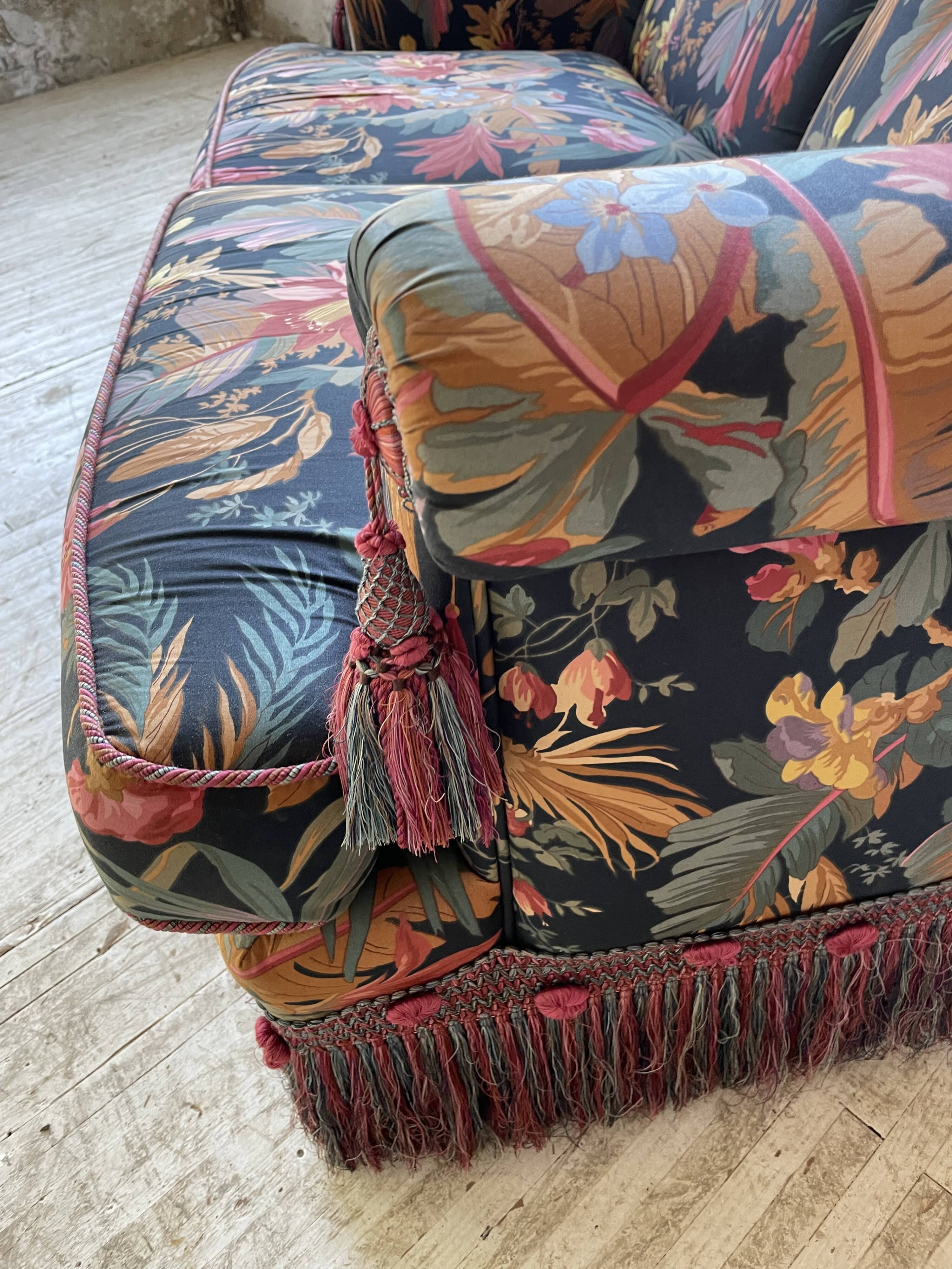 Jean Roche floral sofa