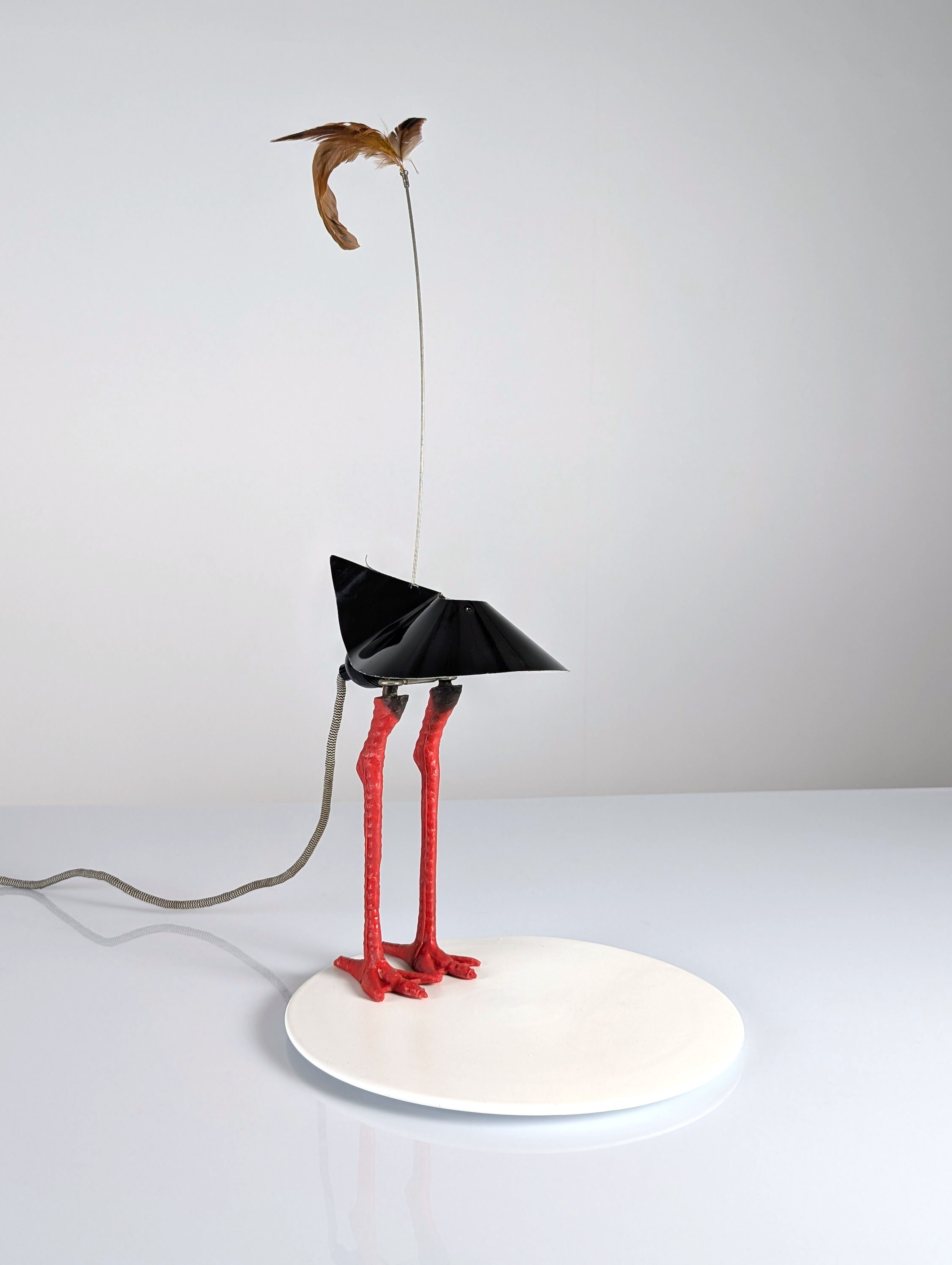Bibibibi table lamp by Ingo Maurer signed, 1980s