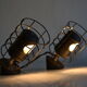 Paire de lampes vintage 50's de laboratoire bbt krauss