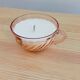 Vintage candle dried flowers