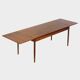 Extra large vintage mid century extendable rosewood dining table, 1960s