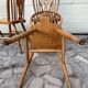 6 chairs bistro windsor wheelback in vintage beech baumann coffee