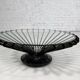 Table basse ronde en métal et verre