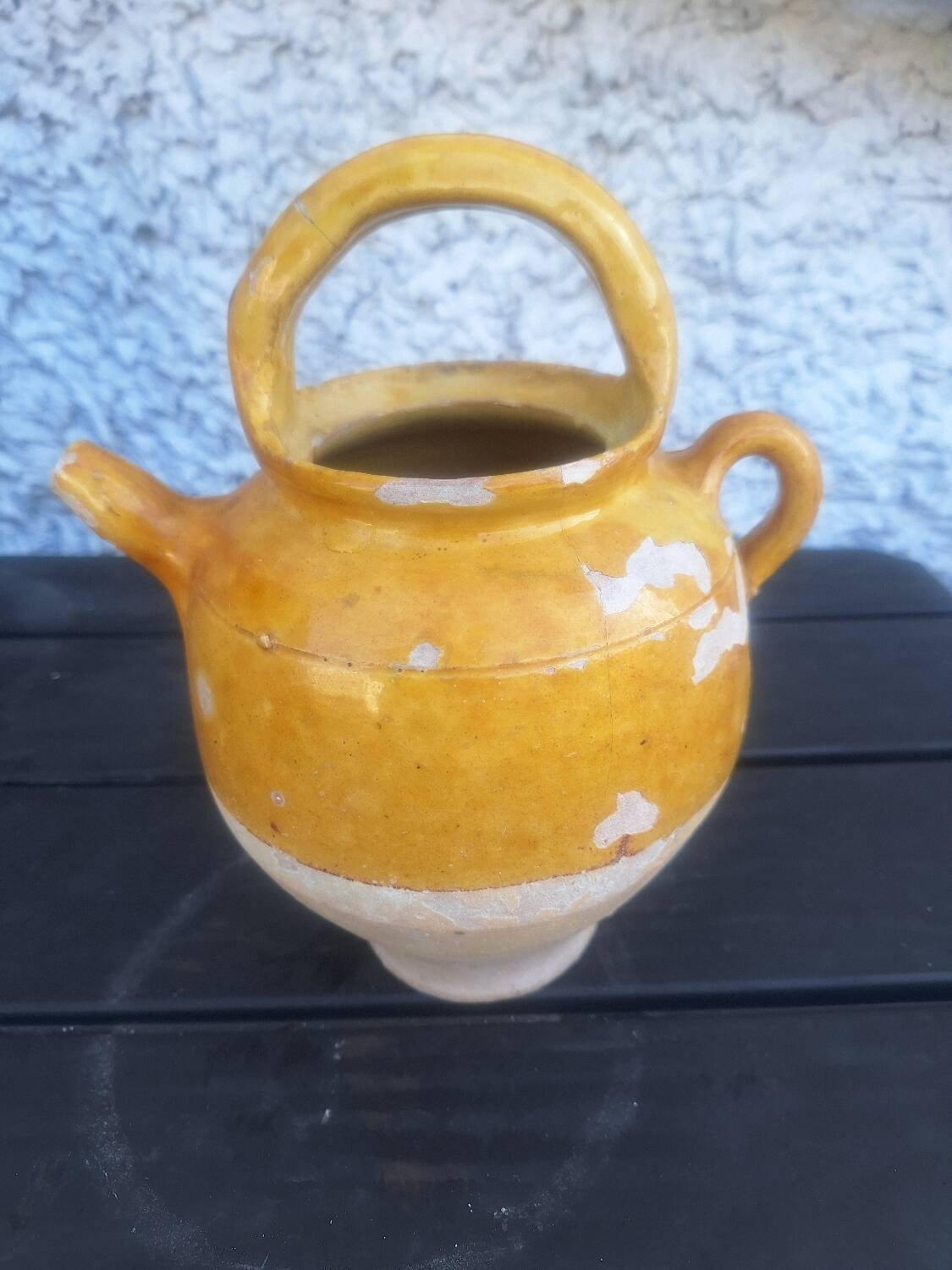 Antique Glazed Terracotta Goat