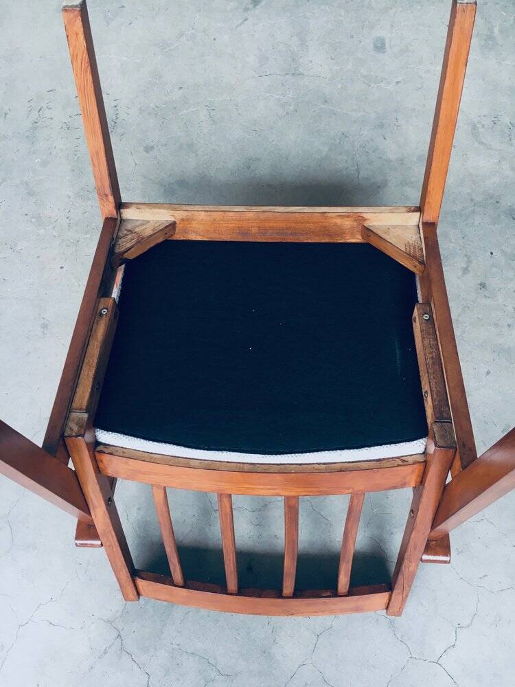 Mid-Century Modern Dutch Armchair Set, Netherlands, 1950s, Set of 3