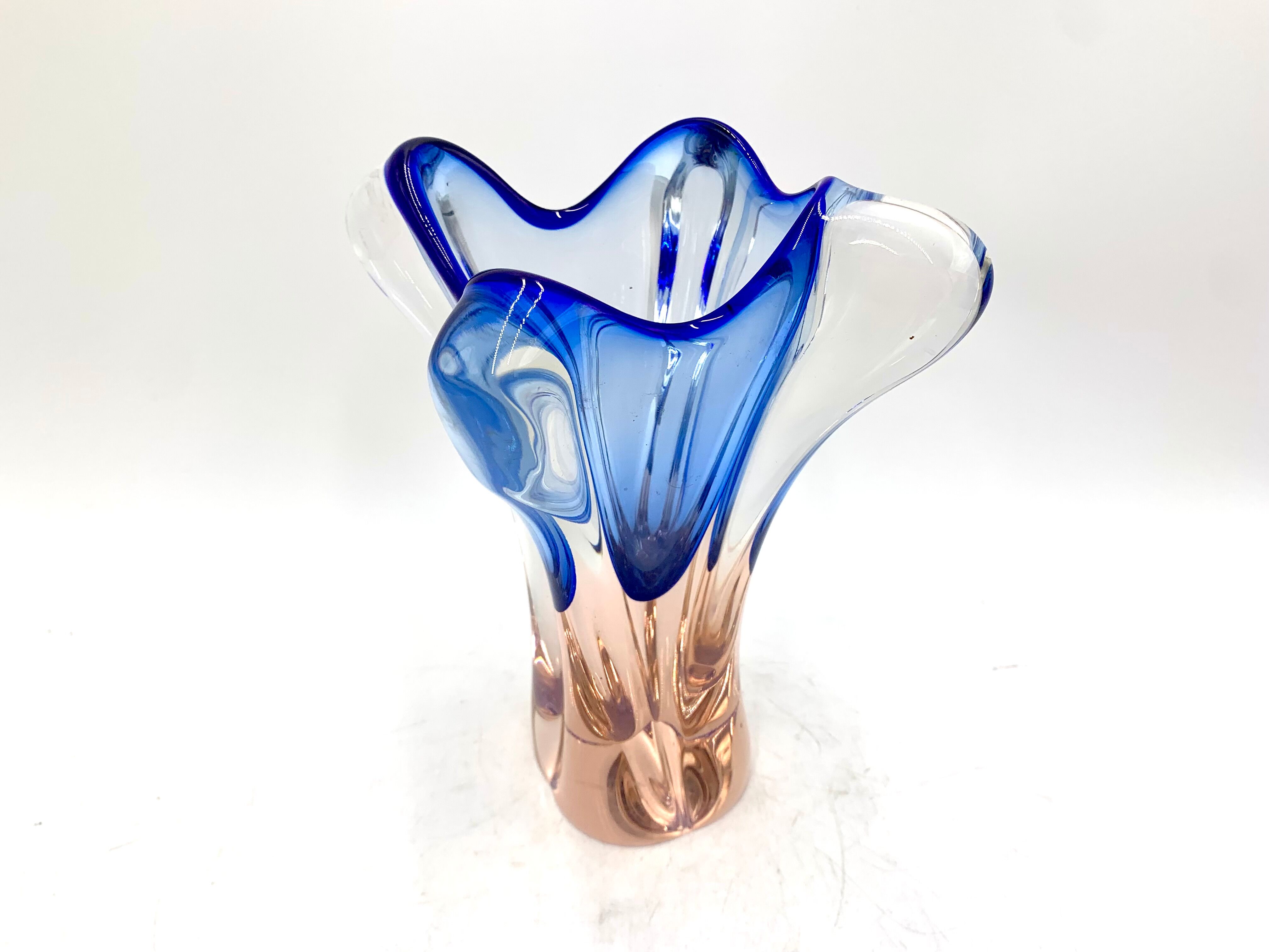 Vase, designed by J. Hospodek for Chribska Sklarna, Czechoslovakia, 1960s