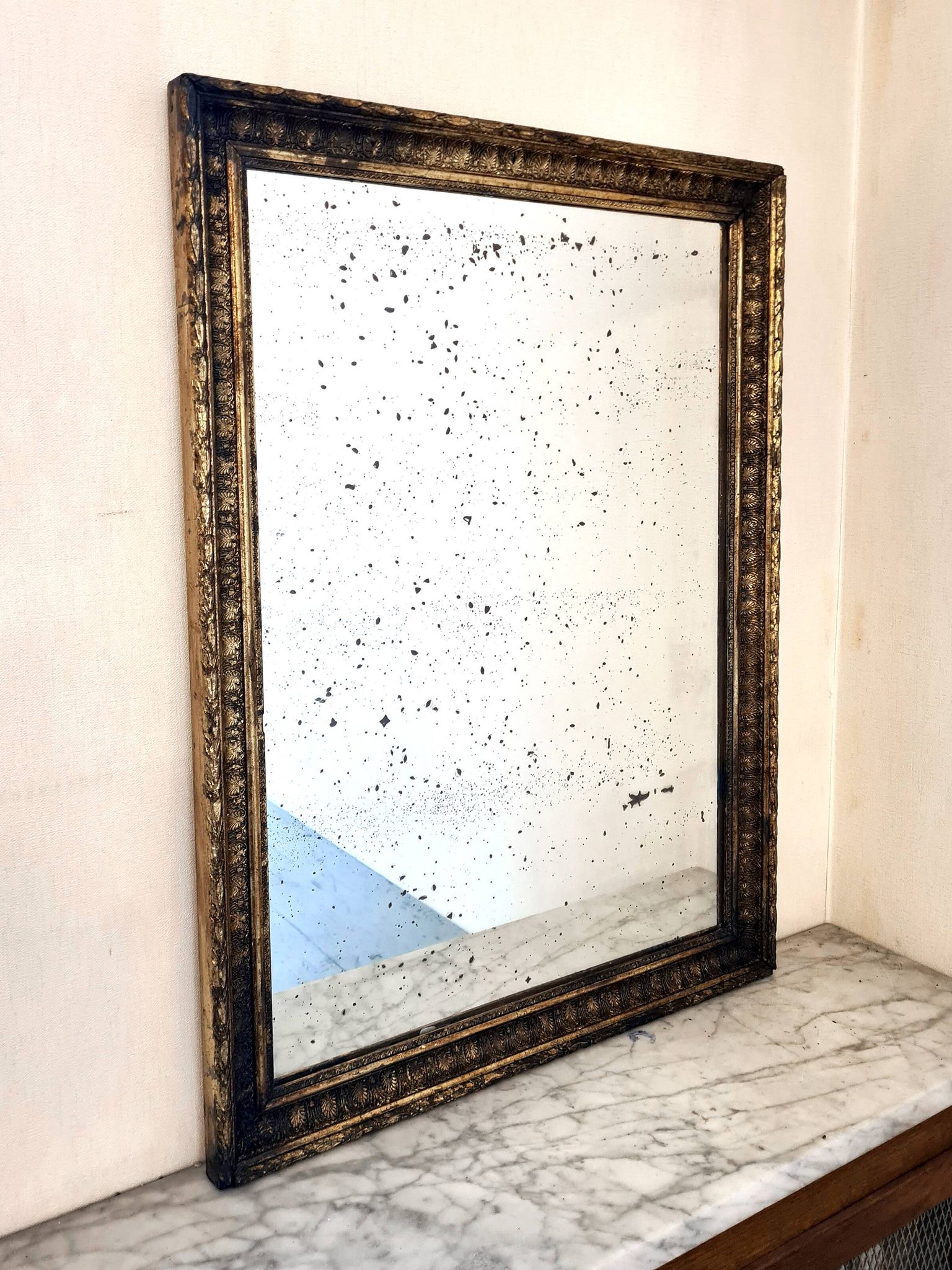 Antique mirror "Honoré" – Palmette decoration