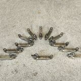 Set of 12 vintage knife rests, place card holders.