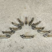 Set of 12 vintage knife rests, place card holders.
