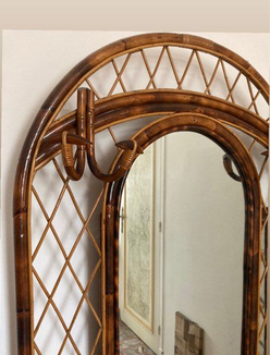 Cloakroom vintage rattan chest