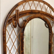Vestiaire coffre rotin vintage