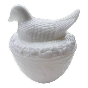 Boite opaline oiseau Avon
