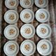 12 antique deep plates "Capri"