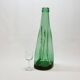 Old Large Pressed Molded Green Crushed Distorted Glass Bottle