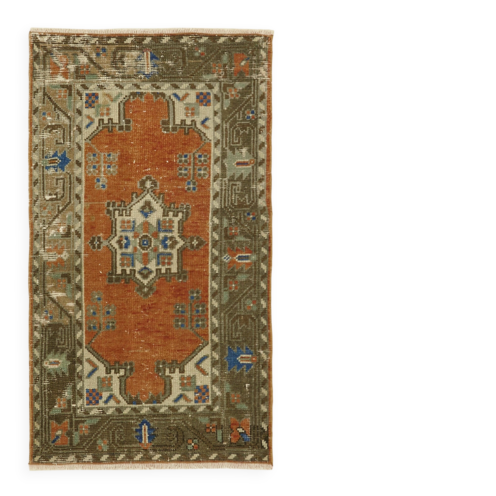 Turkish Vintage Anatolian Rug 69 cm x 120 cm