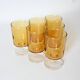 6 verres Cristal d'Arques Luminarc Suède ambrés