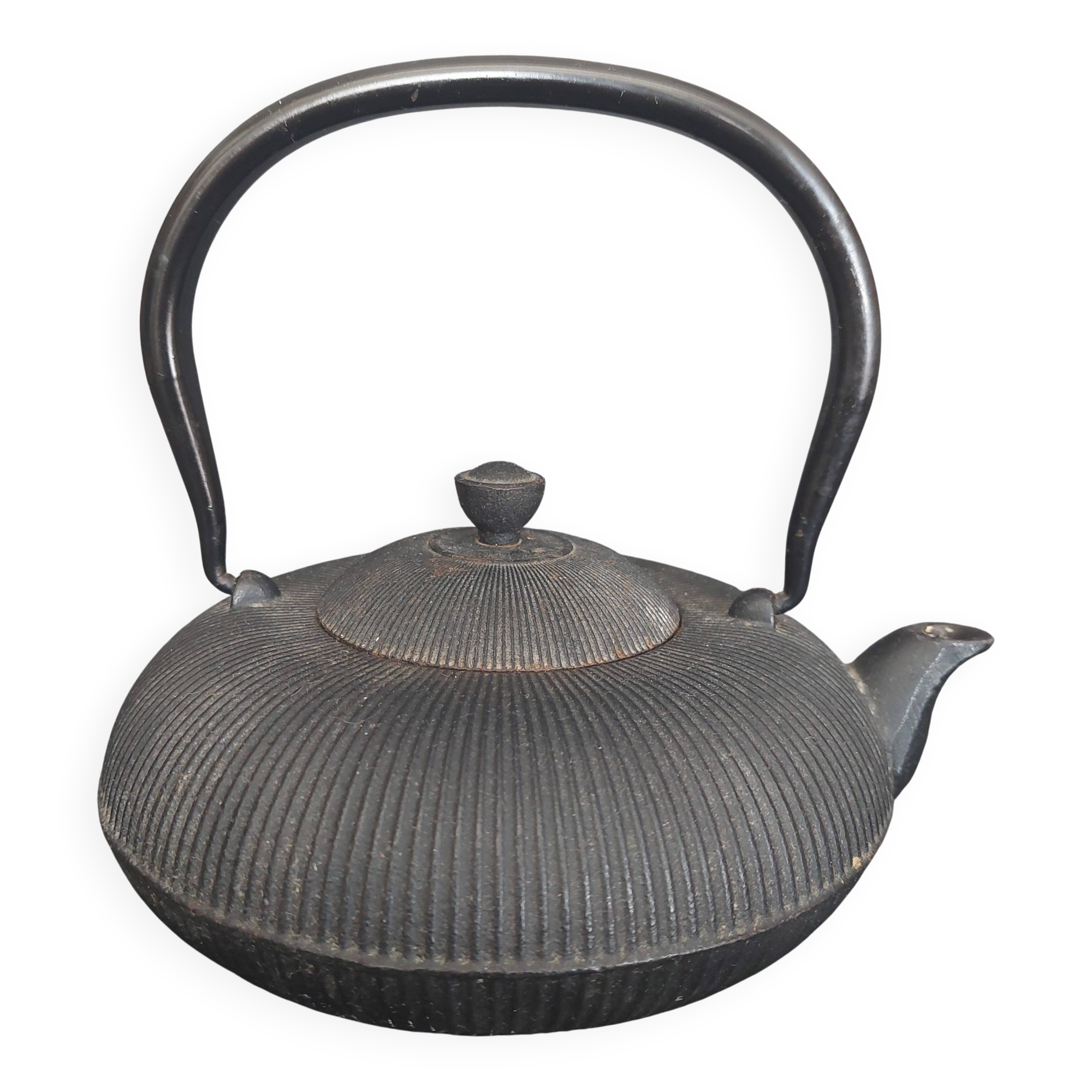 Vintage black cast iron teapot 800 ml