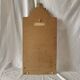 Antique Deknudt mirror in golden resin - 70 x 34 cm