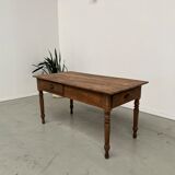 Pine farmhouse work table, from the 50s completely restored