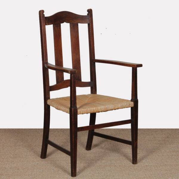 Fauteuil Arts & Crafts, travail anglais début du XXe siècle