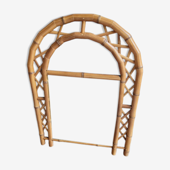 Bamboo surround mirror