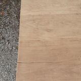 Farmhouse table in solid oak raw wood