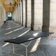 Banc d'harry bertoia aux éditions knoll