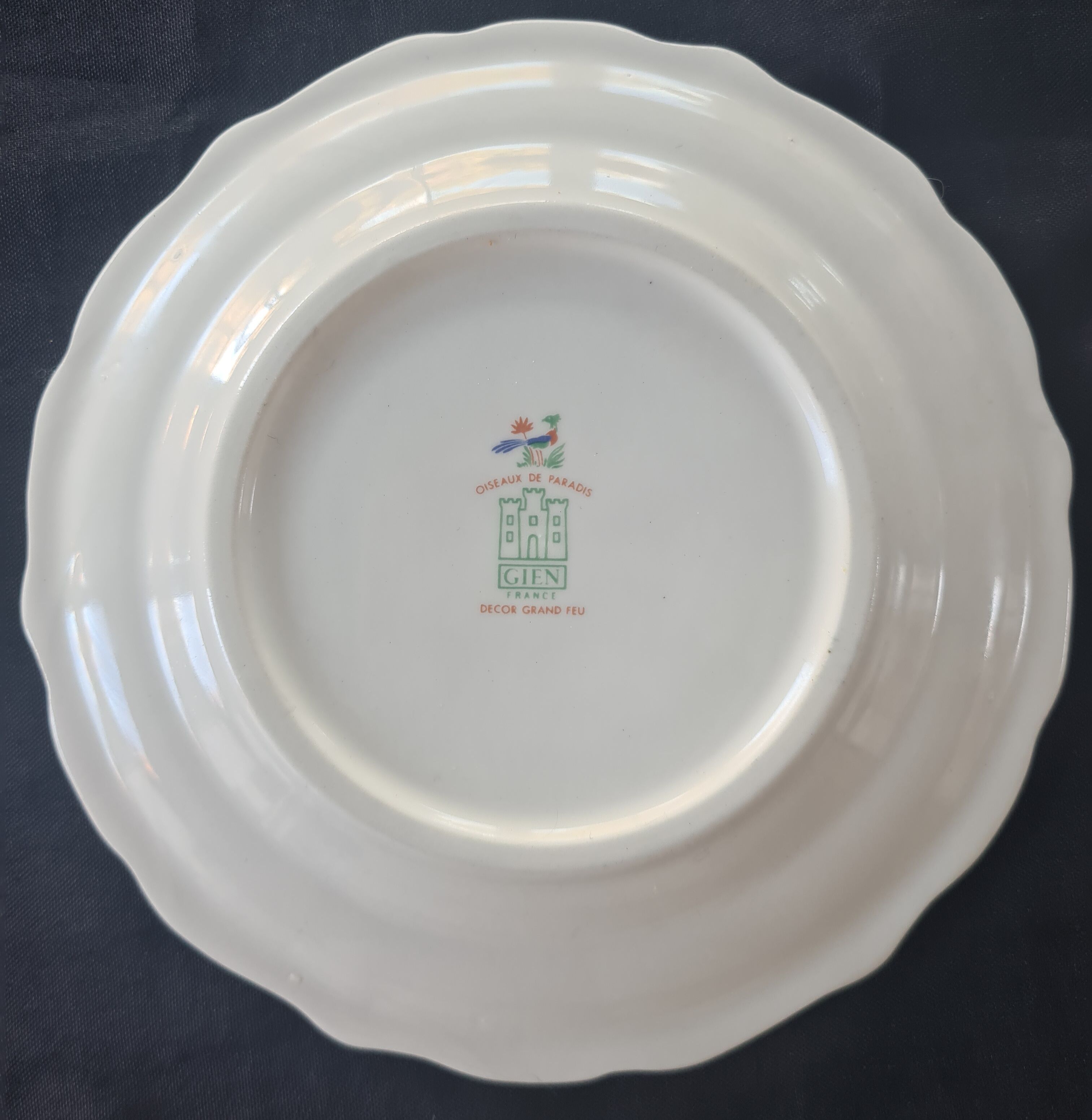 Set de 11 assiettes a dessert en porcelaine