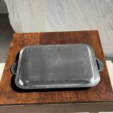 Silver tray with knot pattern handle L47.5