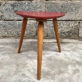 Triangular table tripod red