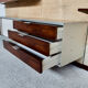 Modular wall system with rosewood panels Georges Frydman 70 years efa editor