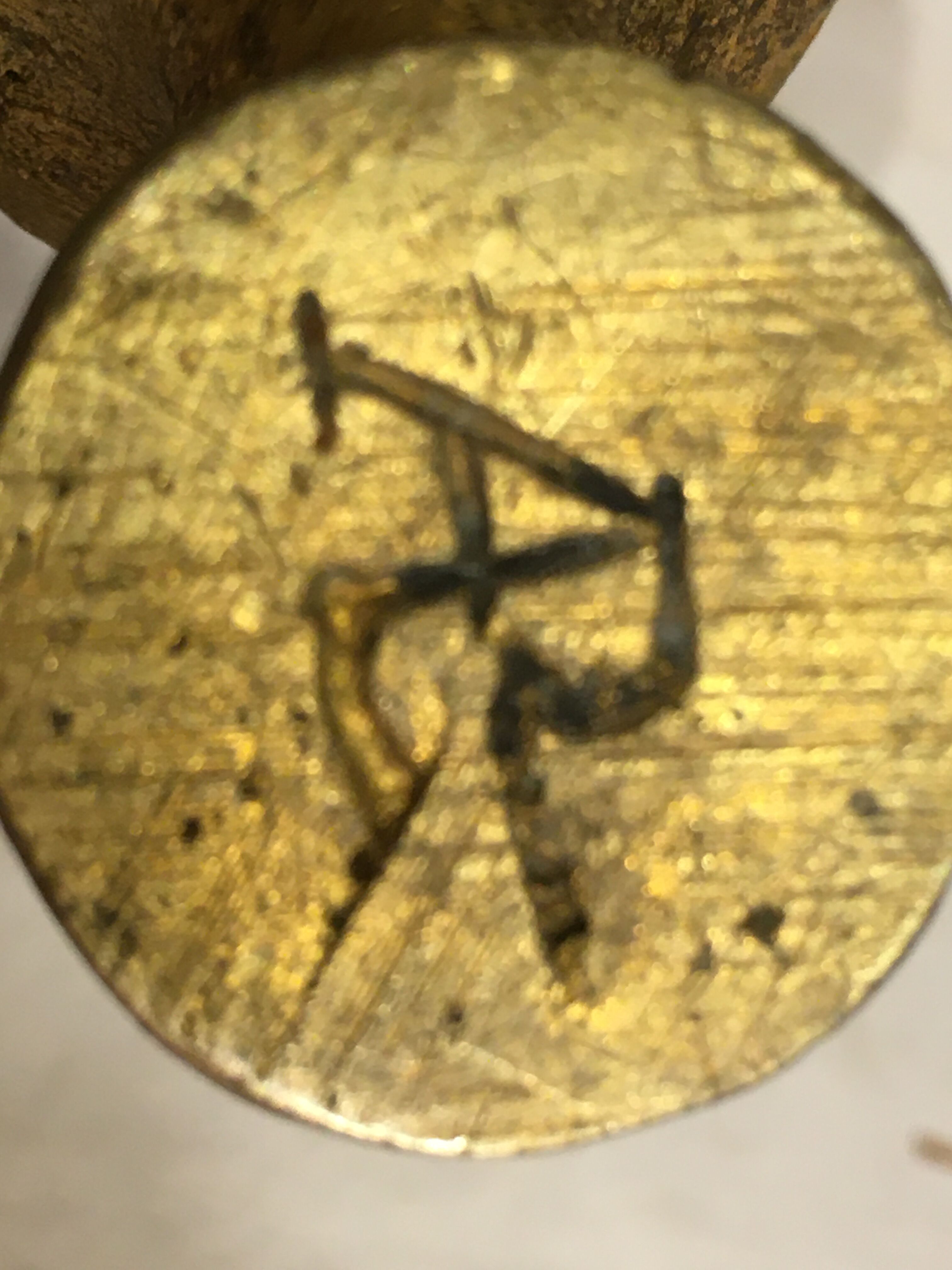 Ink bronze chiseled and gilded 19th