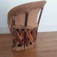 Fauteuil méxicain équipale enfant en cuir et bois