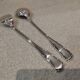 Silver-plated metal stew fork and spoon by silversmith Ercuis Valencay