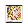 Roy Lichtenstein - Girl with hair ribbon, exhibition poster Guggenheim, 71 x 76 cm