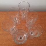 Lot de 6 verres anciens