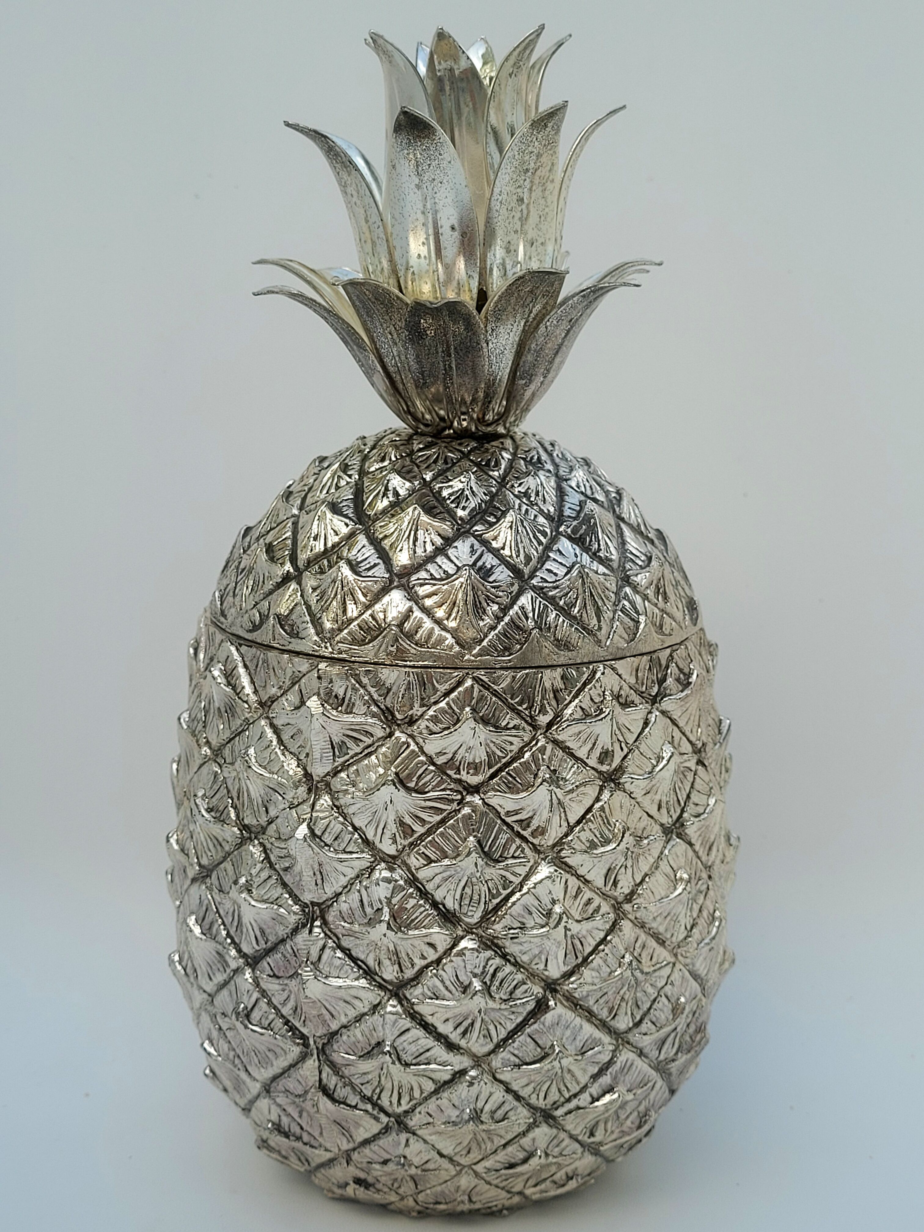 Vintage pineapple ice bucket by Mauro Manetti, 1970