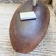 Table basse années 50 plateau bois exotique XXL